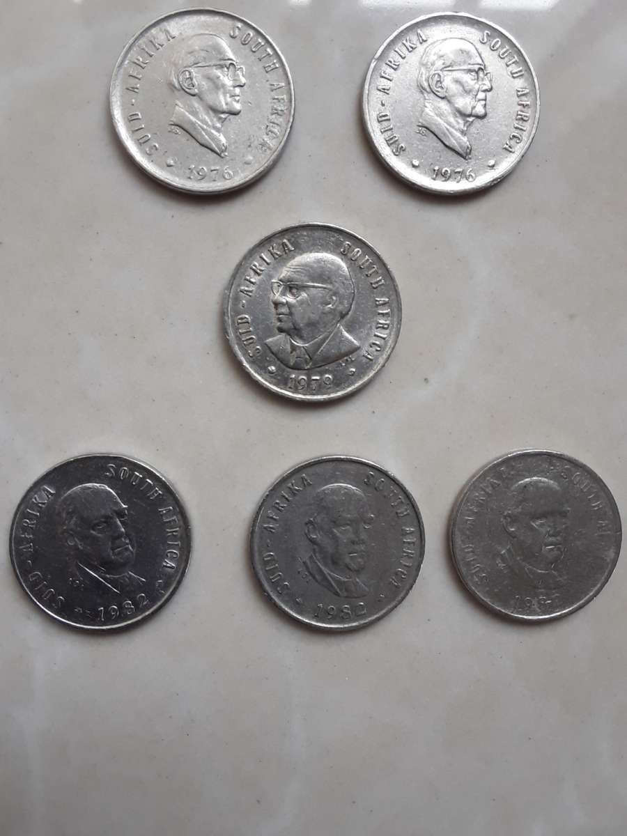 BUY OR SELL SOUTH AFRICAN FIVE CENT COINS visual data 8